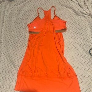 Lululemon Orange Athletic Dress